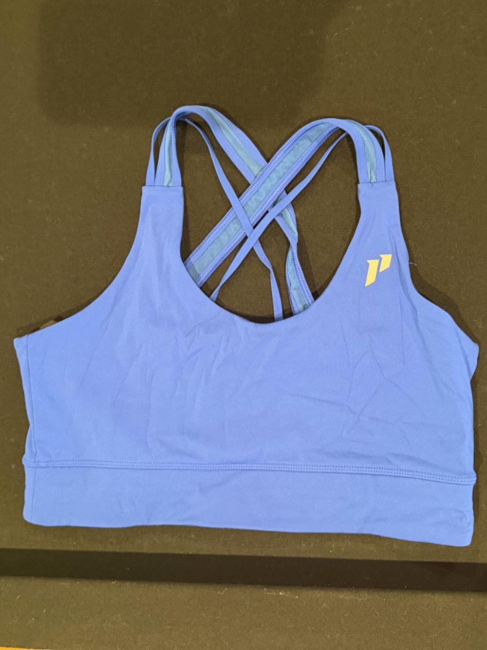 1st Phorm Women’s Blue Strappy Crossback Sports Bra